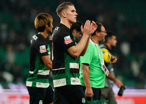 Viktor Gyokeres of Sporting CP at the end of the Liga