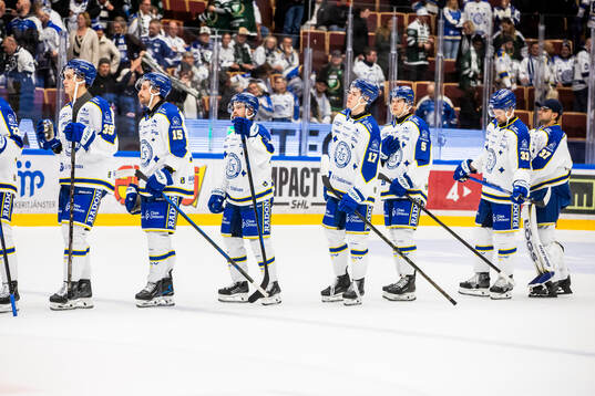 Leksands spelarna deppar