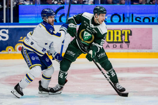 Leksands Matt Caito och Färjestads Per Åslund