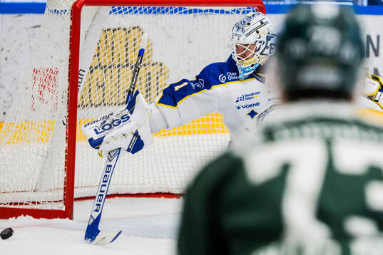 Leksands målvakt Marcus Gidlöf