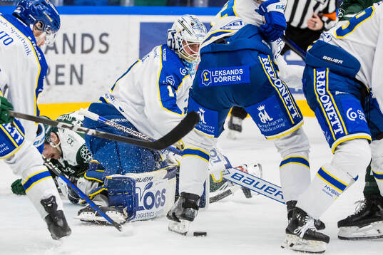 Leksands målvakt Marcus Gidlöf