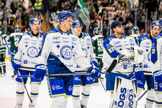 Leksands spelarna deppar