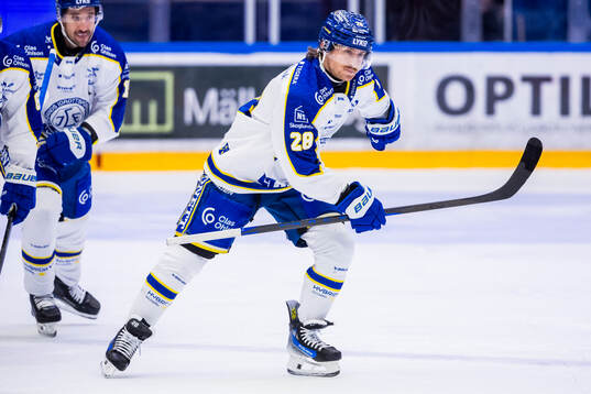 Leksands Justin Glenn Kloos jubel