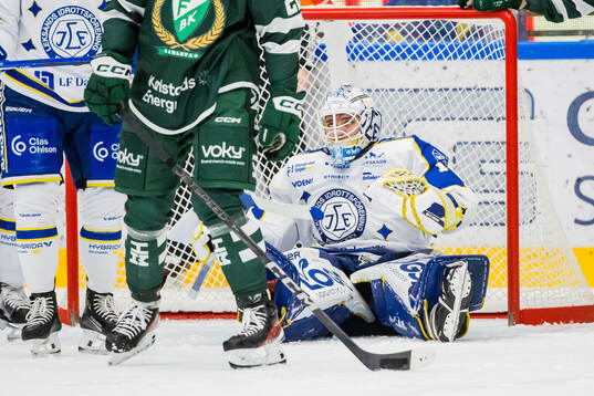 Leksands målvakt Marcus Gidlöf