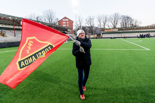 Torslandas tränare Declan Edge