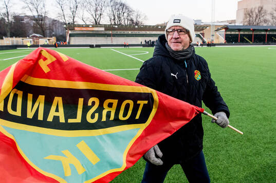 Torslandas tränare Declan Edge