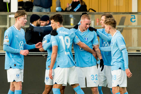 Under fotbollsmatchen i Svenska Cupen mellan Malmö FF och