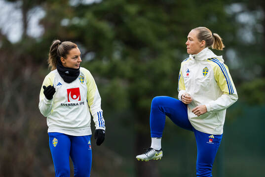 Johanna Rytting Kaneryd and Magdalena Eriksson of the