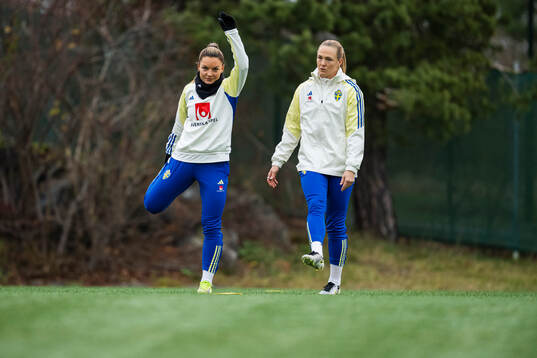 Johanna Rytting Kaneryd and Magdalena Eriksson of the