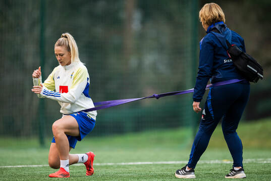 Rebecka Blomqvist of the Swedish women's national football
