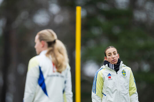 Rusul Rosa Kafaji of the Swedish women's national football