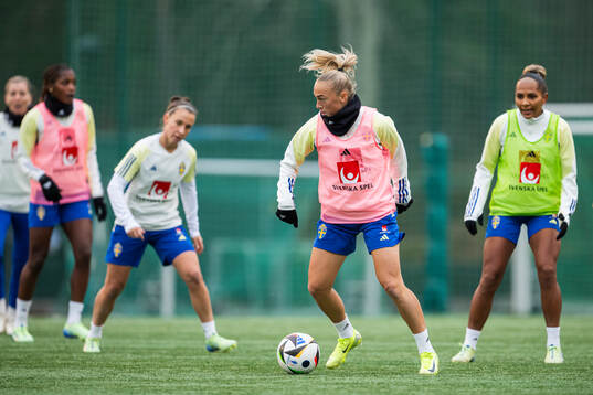 Hanna Bennison of the Swedish women's national football team