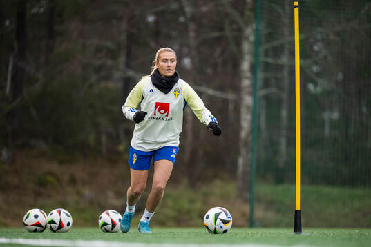 Amanda Nildén of the Swedish women's national football team