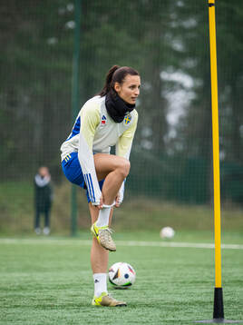 Nathalie Björn of the Swedish women's national football