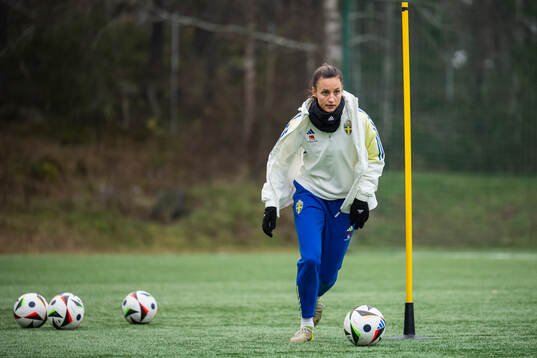 Nathalie Björn of the Swedish women's national football