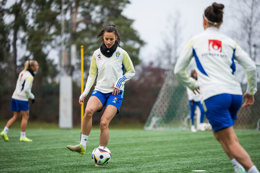 Nathalie Björn of the Swedish women's national football