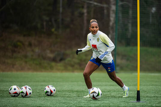 Madelen Janogy of the Swedish women's national football team