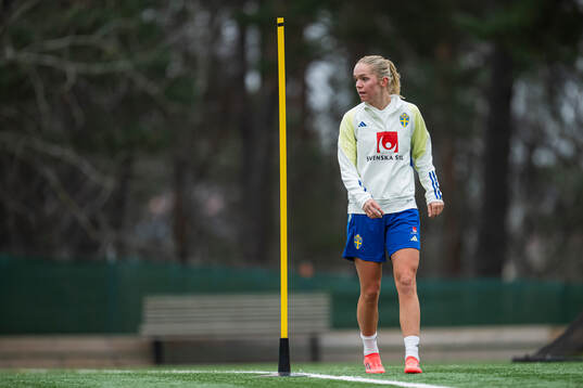 Hanna Lundkvist of the Swedish women's national football