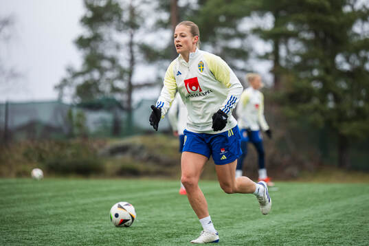Anna Anvegård of the Swedish women's national football team
