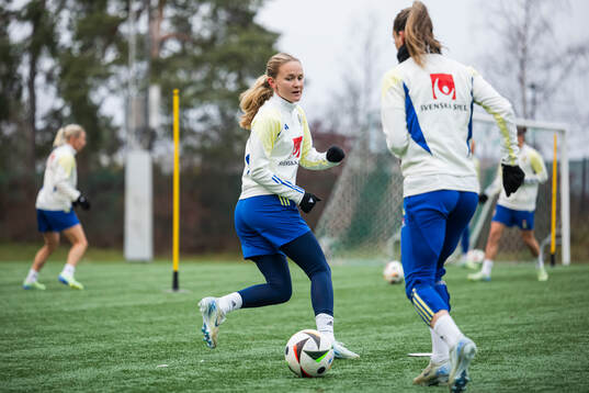 Matilda Vinberg of the Swedish women's national football