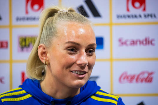 Stina Blackstenius of the Swedish women's national football