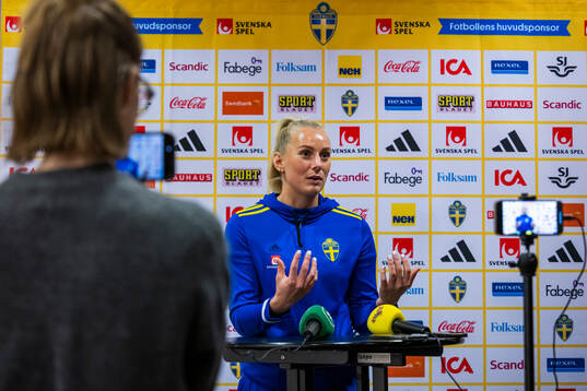 Stina Blackstenius of the Swedish women's national football