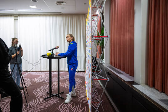Amanda Nildén of the Swedish women's national football