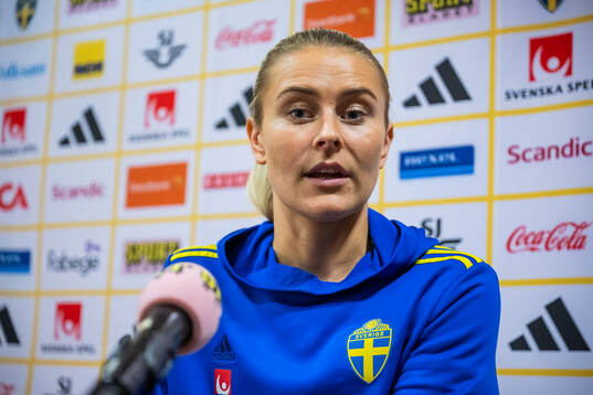 Amanda Nildén of the Swedish women's national football