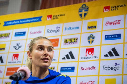 Amanda Nildén of the Swedish women's national football