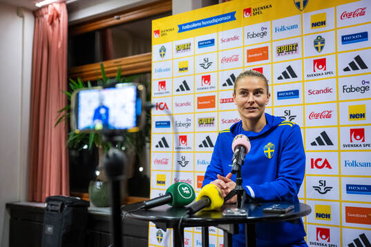 Amanda Nildén of the Swedish women's national football
