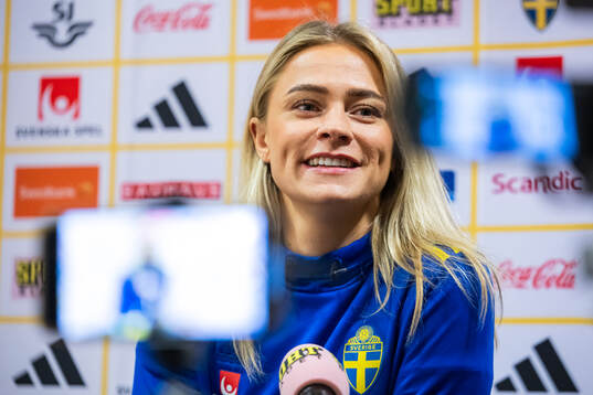 Fridolina Rolfö of the Swedish women's national football