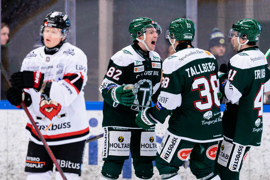 Nybros Julius Bergman deppar och Tingsryds Joel Svensson