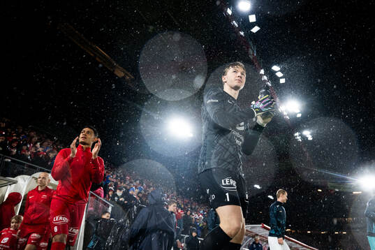 goalkeeper Mathias Dyngeland of Brann