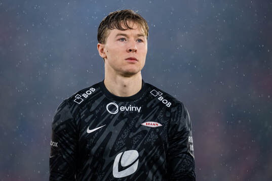 Goalkeeper Mathias Dyngeland of Brann
