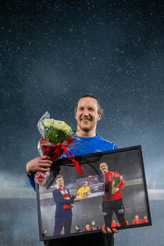 Goalkeeper Eirik Holmen Johansen of Brann