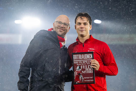 Erlend Vågane, head of the supporter group Bataljonen,