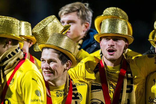 Sondre Brunstad Fet and Kasper Høgh of Bodø/Glimt