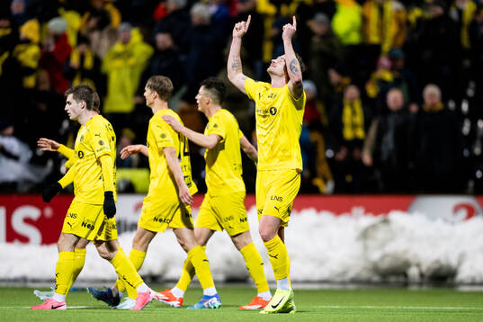 Kasper Høgh of Bodø/Glimt celebrates