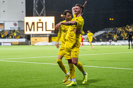 Kasper Høgh of Bodø/Glimt celebrates