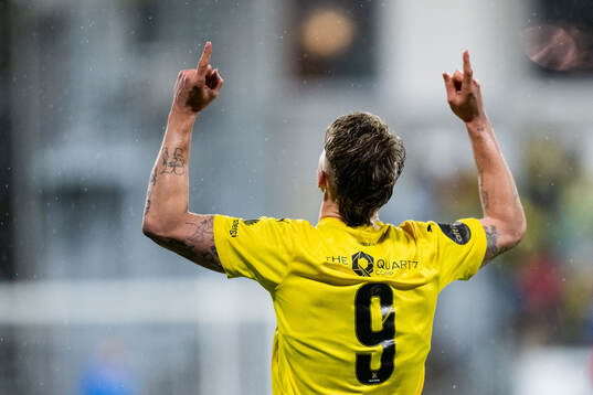 Kasper Høgh of Bodø/Glimt celebrates