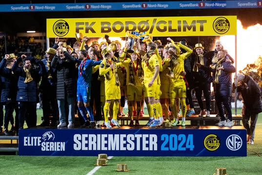 Players of Bodø/Glimt celebrate