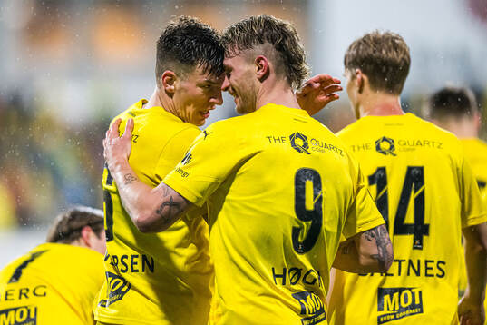 Kasper Høgh of Bodø/Glimt celebrates