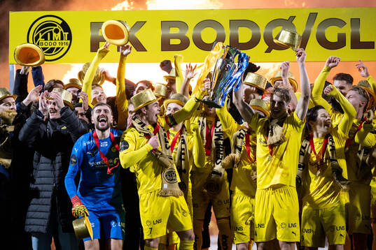 Players of Bodø/Glimt celebrate