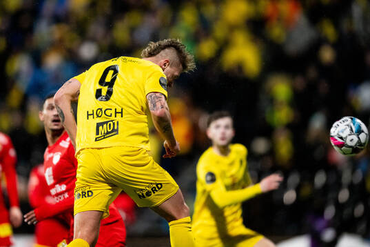 Kasper Høgh of Bodø/Glimt scores