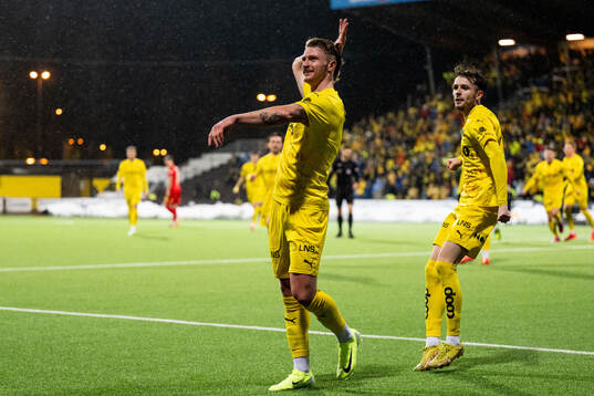Kasper Høgh of Bodø/Glimt celebrates
