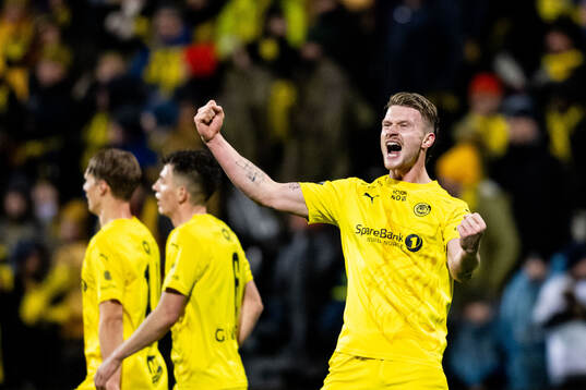Kasper Høgh of Bodø/Glimt celebrates