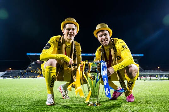 Sondre Brunstad Fet and Fredrik Bjørkan of Bodø/Glimt