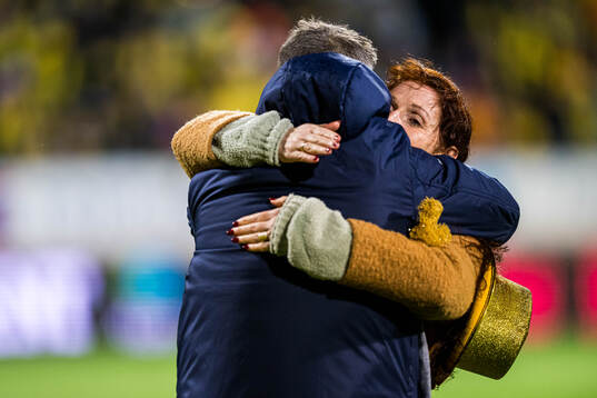 Kjetil Knutsen, head coach of Bodø/Glimt, and Lise