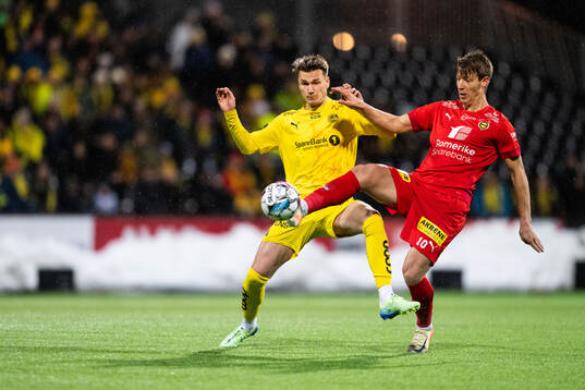 Odin Bjørtuft of Bodø/Glimt and Thomas Lehne Olsen of