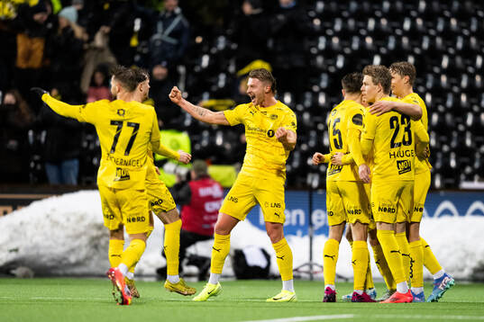 Kasper Høgh of Bodø/Glimt celebrates